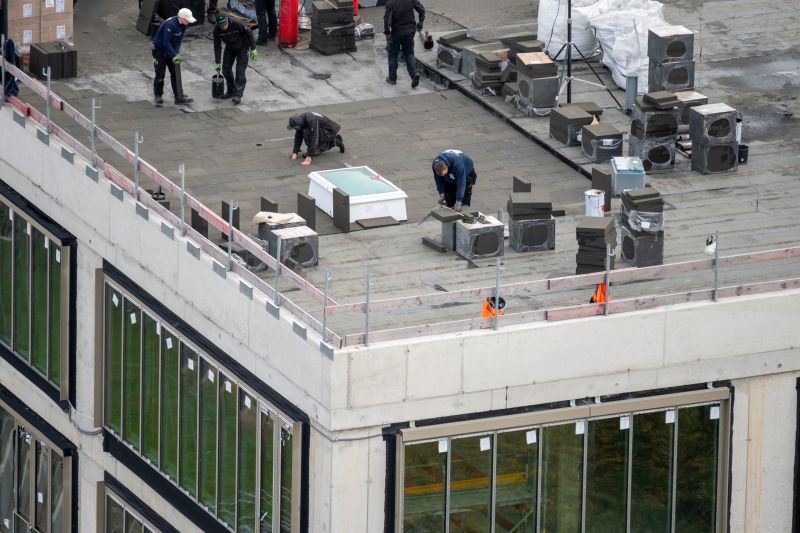 Tin Roof Installation detail